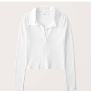 Abercrombie White polo